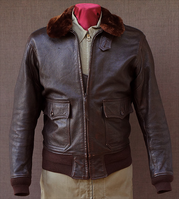 Good Wear Aviators Clothing Co. G-1 55J14 Jacket Goatskin