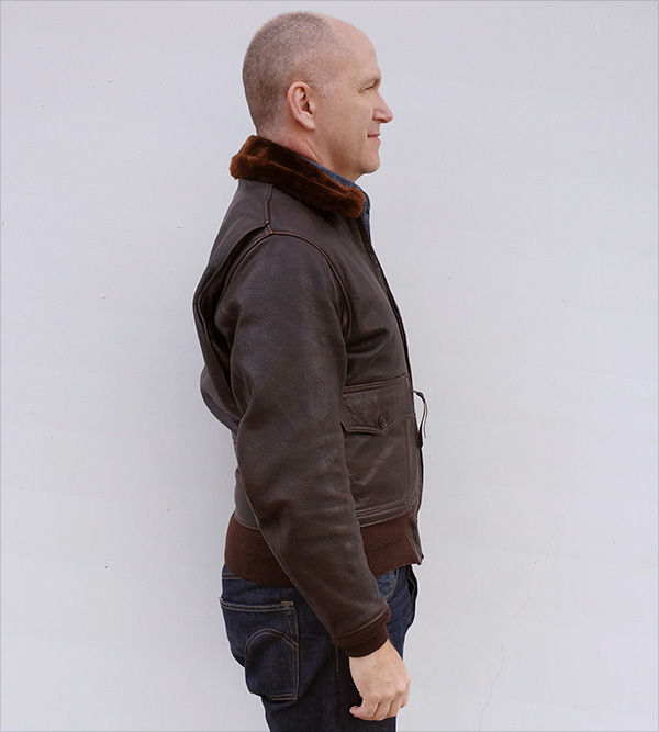 Good Wear Aviators Clothing Co. G-1 55J14 Jacket Goatskin