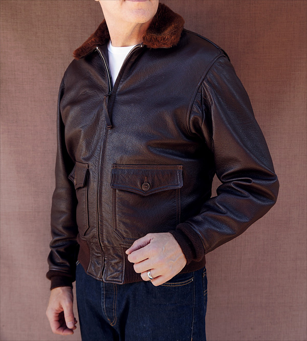 Good Wear Cagleco Sportswear G-1 MIL-J-7823 Goatskin Flight Jacket