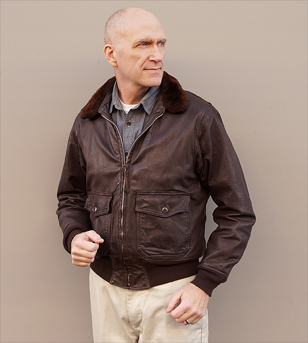Original Cagleco Sportswear U. S. Navy G-1 MIL-J-7823 Flight Jacket