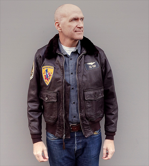 Cagleco Sportswear G-1 U.S. Navy Goatskin Flight Jacket