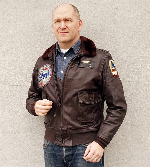 Original Ralph Edwards G-1 MIL-J-7823B Flight Jacket