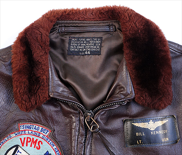 Original Ralph Edwards G-1 MIL-J-7823B Flight Jacket