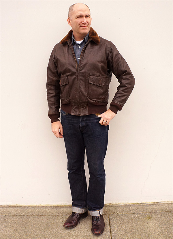 Star Sportswear G-1 55J14 Jacket Goatskin