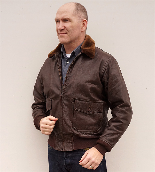 Star Sportswear G-1 55J14 Jacket Goatskin