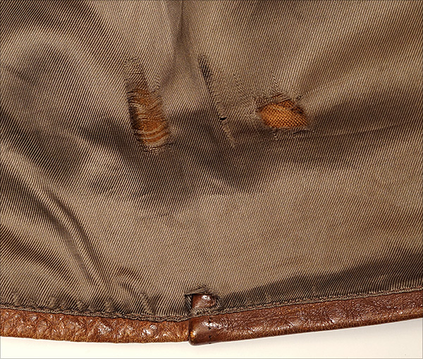 Original 1940s Gordon & Ferguson Horsehide Half-Belt Jacket