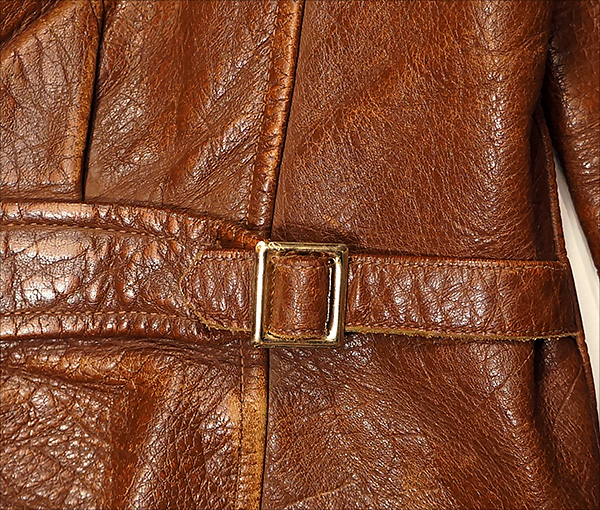 Original 1940s Gordon & Ferguson Horsehide Half-Belt Jacket