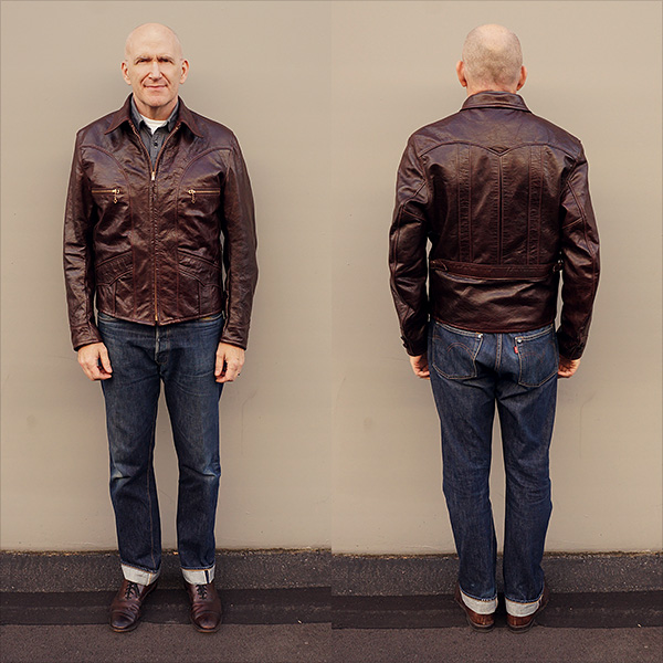 Good Wear Leather 1930s 1940s Halfbelt Horween Horsehide Jacket