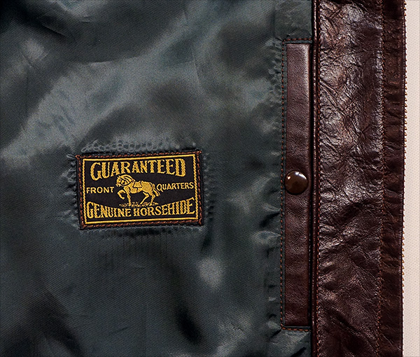 Good Wear Leather 1930s 1940s Halfbelt Horween Horsehide Jacket