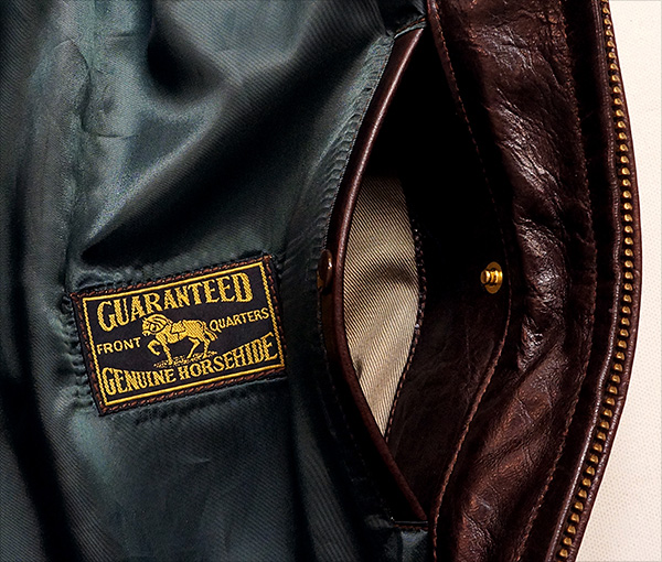 Good Wear Leather 1930s 1940s Halfbelt Horween Horsehide Jacket
