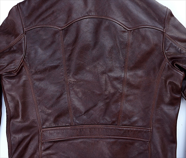 Good Wear Monarch Hercules Horsehide Half Belt Leather Jacket