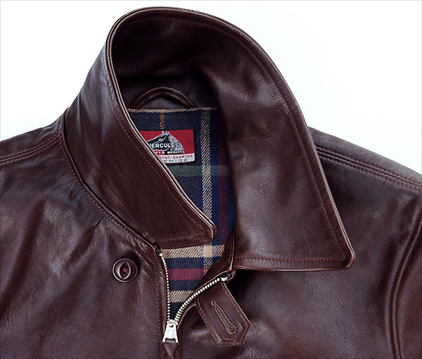 Good Wear Monarch Hercules Horsehide Half Belt Leather Jacket