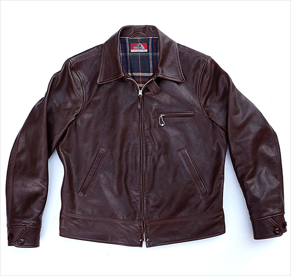 Good Wear Monarch Hercules Horsehide Half Belt Leather Jacket