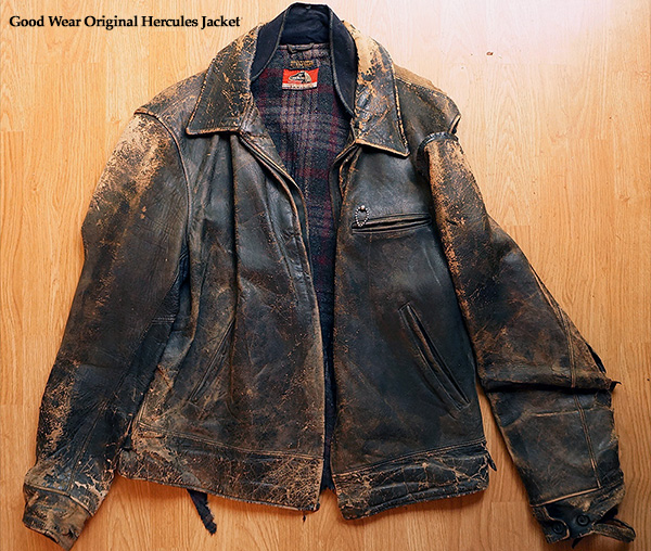 Good Wear Monarch Hercules Horsehide Half Belt Leather Jacket