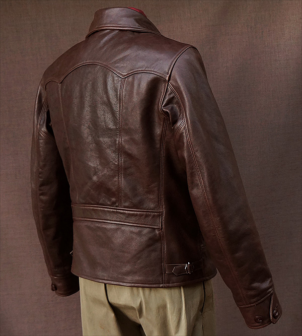 Good Wear Monarch Hercules Horsehide Half Belt Leather Jacket