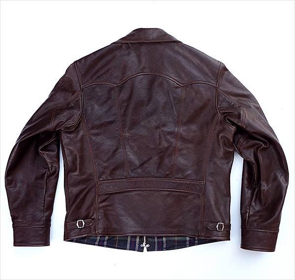 Good Wear Monarch Hercules Horsehide Half Belt Leather Jacket