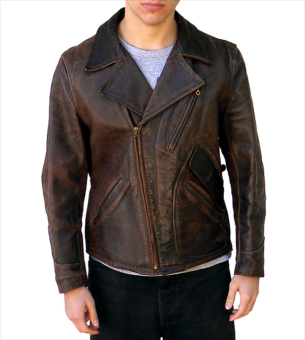 Vintage 1940s Horsehide Leather Jacket