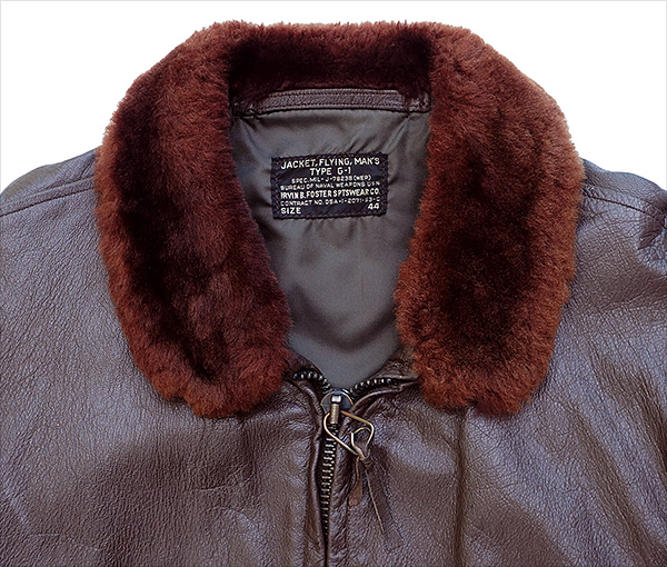 Irvin B. Foster G-1 7823B Jacket Goatskin