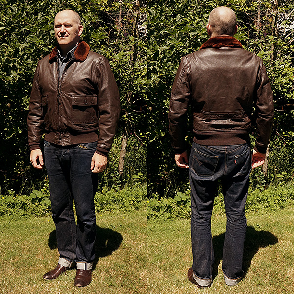 Irvin B. Foster G-1 7823B Jacket Goatskin