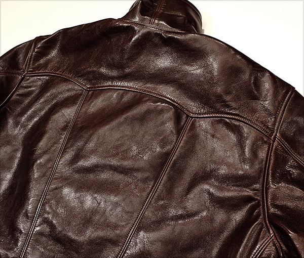 Californian Imperial Horsehide Half-Belt Jacket by Good Wear Leather