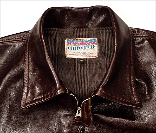 Californian Imperial Horsehide Half-Belt Jacket by Good Wear Leather