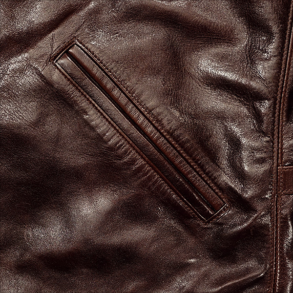 Californian Imperial Horsehide Half-Belt Jacket by Good Wear Leather