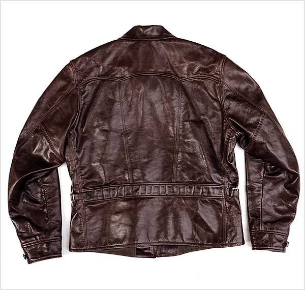 Californian Imperial Horsehide Half-Belt Jacket by Good Wear Leather