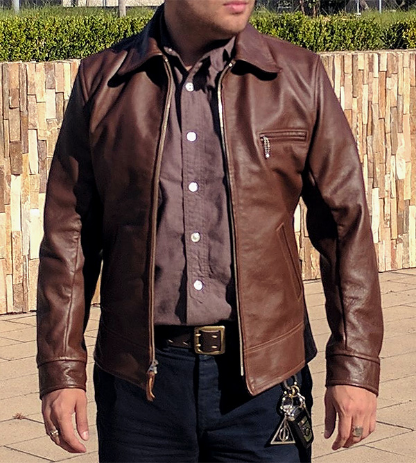 Good Wear Californian Imperial Horsehide Half Belt Jacket