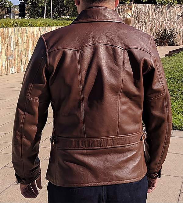 Good Wear Californian Imperial Horsehide Half Belt Jacket