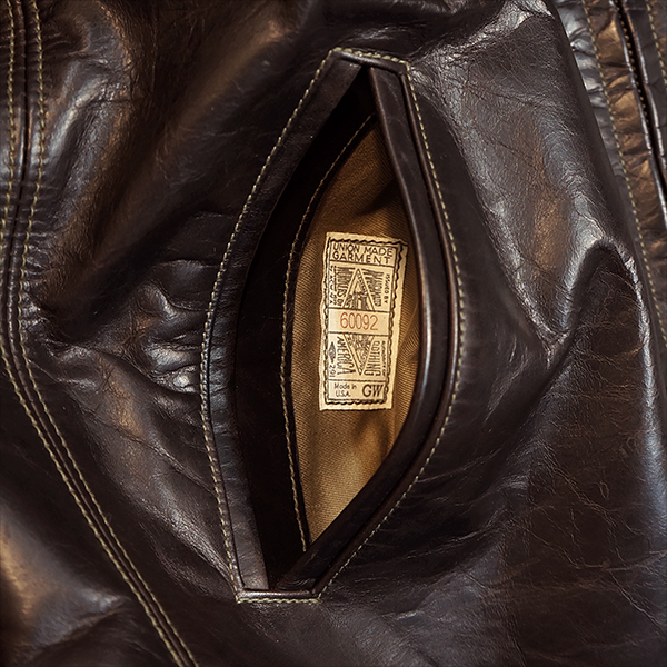 Good Wear Californian Sportwear Imperial Half-Belt Horsehide Jacket