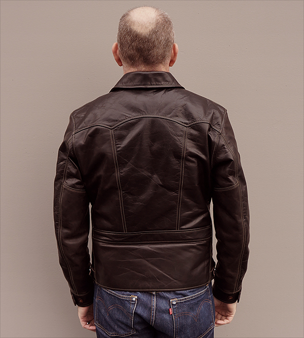 Good Wear Californian Sportwear Imperial Half-Belt Horsehide Jacket