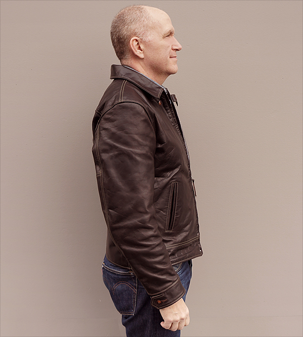 Good Wear Californian Sportwear Imperial Half-Belt Horsehide Jacket