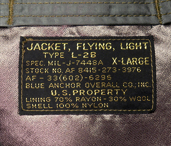 The Real McCoy's L-2B Flight Jacket