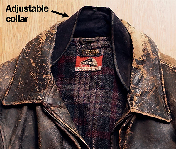 Good Wear Leather vintage Rough Wear Label Horsehide jacket