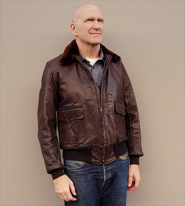 Original Fried-Ostermann M-422A Goatskin U.S. Navy Flight Jacket