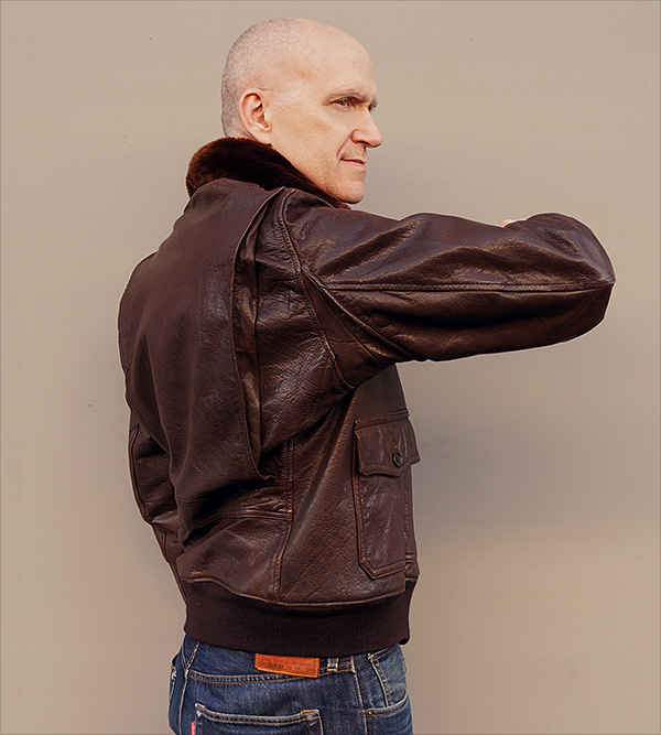 Original Fried-Ostermann M-422A Goatskin U.S. Navy Flight Jacket