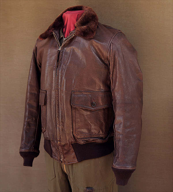 Original Fried-Ostermann M-422A Goatskin U.S. Navy Flight Jacket