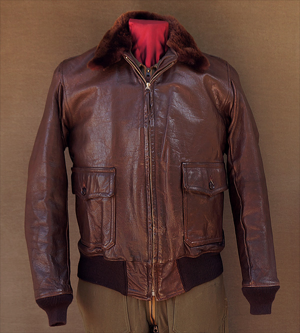 Original Fried-Ostermann M-422A Goatskin U.S. Navy Flight Jacket