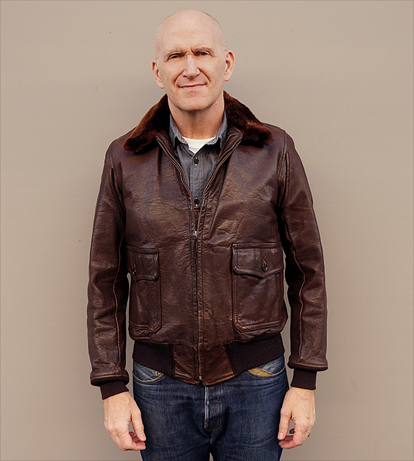 Original Fried-Ostermann M-422A Goatskin U.S. Navy Flight Jacket