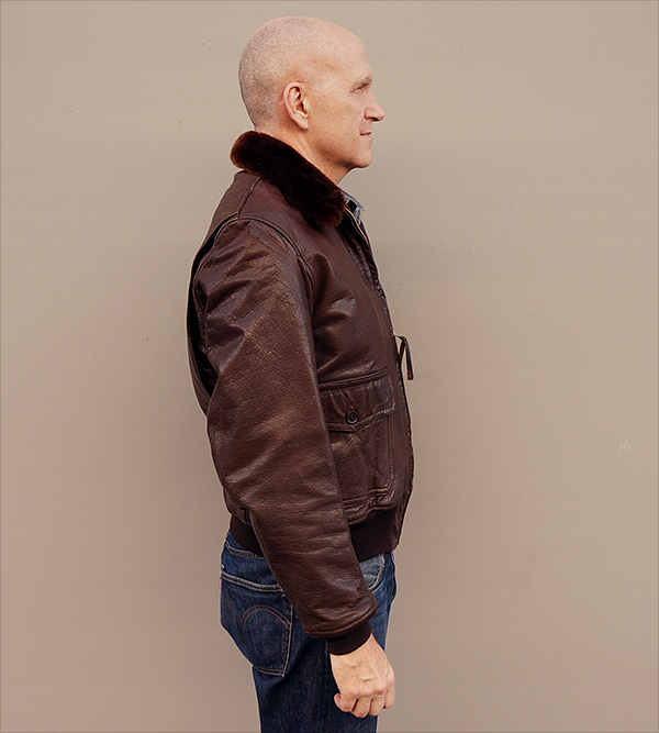 Original Fried-Ostermann M-422A Goatskin U.S. Navy Flight Jacket