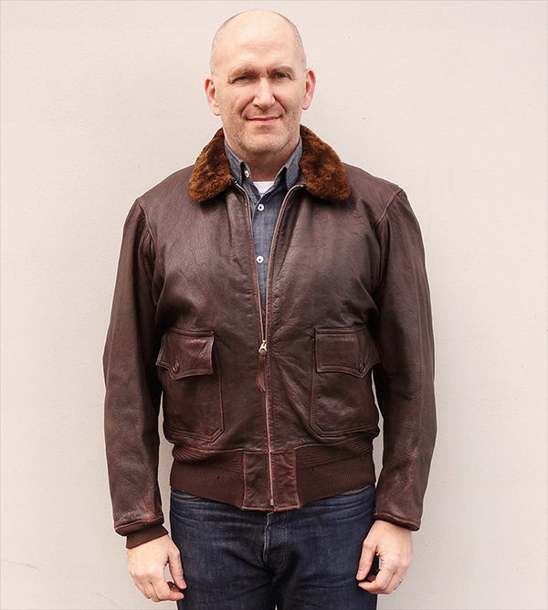 Good Wear Leather Coat Company — Sale Edmund T. Church M-422A Flight Jacket