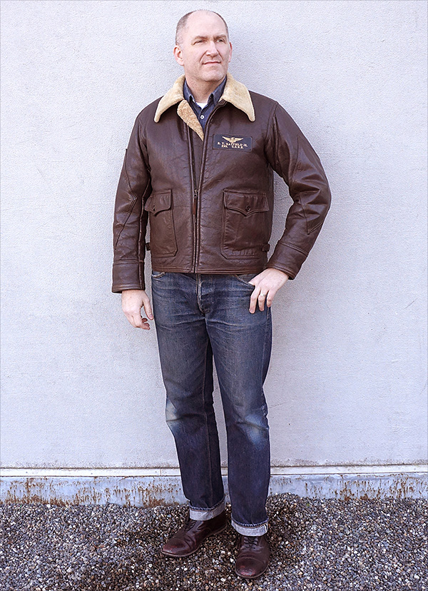 Original Monarch M-444 Naval Flight Jacket from Good Wear Leather