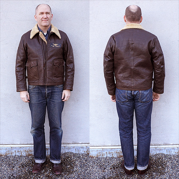 Original Monarch M-444 Naval Flight Jacket from Good Wear Leather