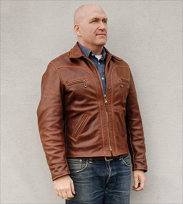 Monarch Messenger Steerhide Jacket by Good Wear Leather