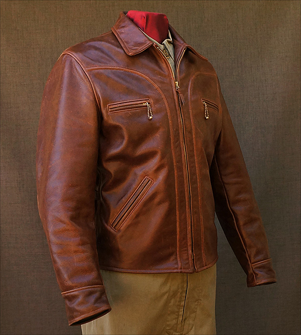 Monarch Messenger Steerhide Jacket by Good Wear Leather