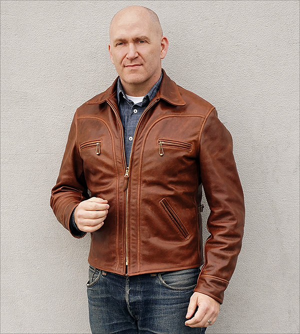 Monarch Messenger Steerhide Jacket by Good Wear Leather