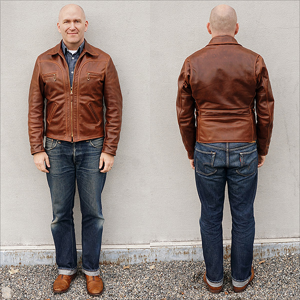 Monarch Messenger Steerhide Jacket by Good Wear Leather