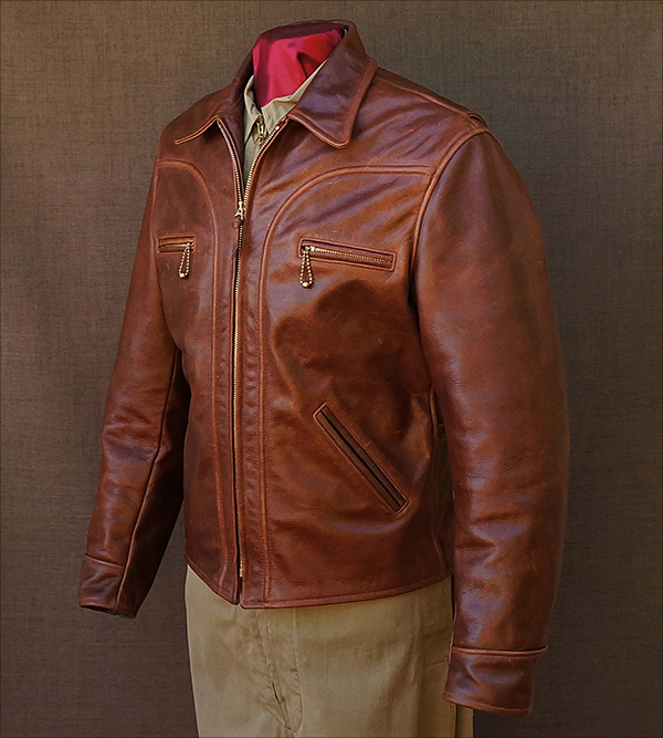 Monarch Messenger Steerhide Jacket by Good Wear Leather