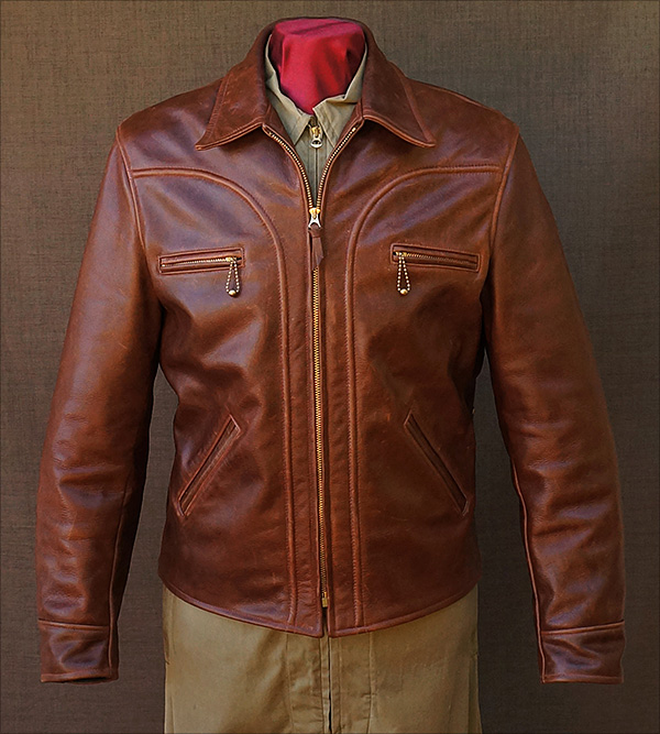 Monarch Messenger Steerhide Jacket by Good Wear Leather