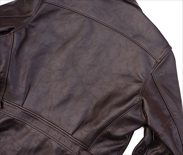 Good Wear Californian Modoc Half Belt Leather Jacket Horsehide